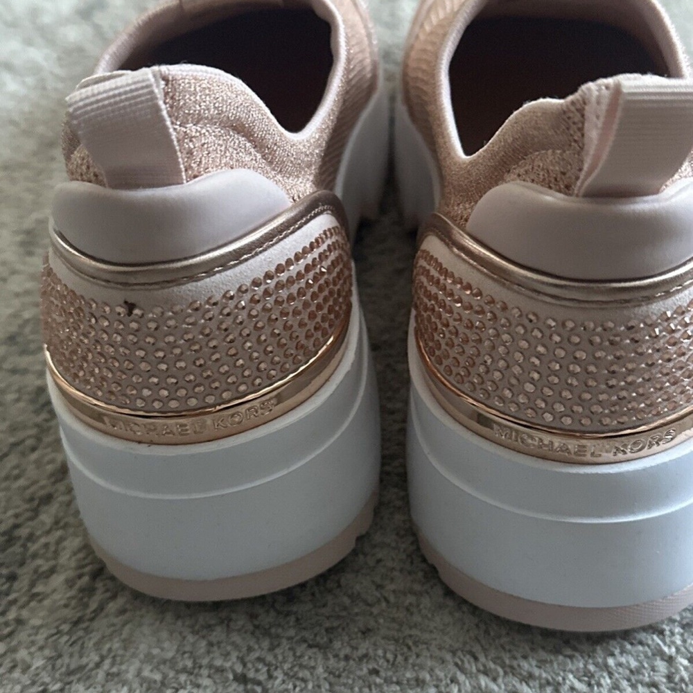Michae Kors Powder Blush Muse Slip On Sneaker - Picture 4 of 7